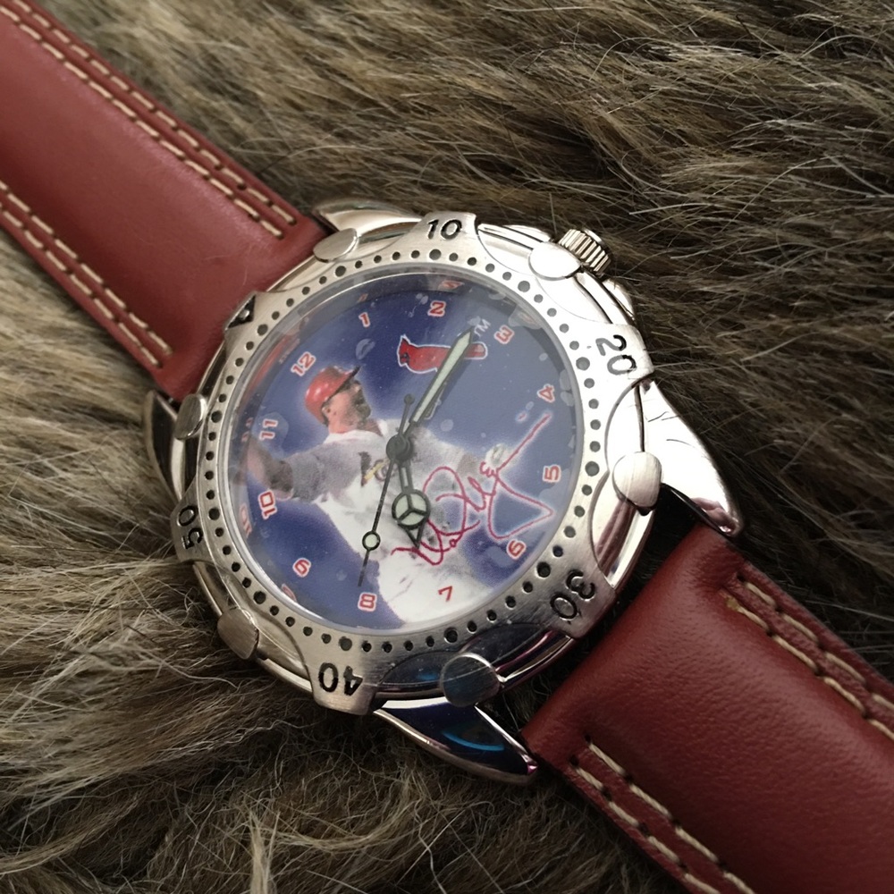 Vintage 1998 MLBP Mark McGwire Home Run Hero watch